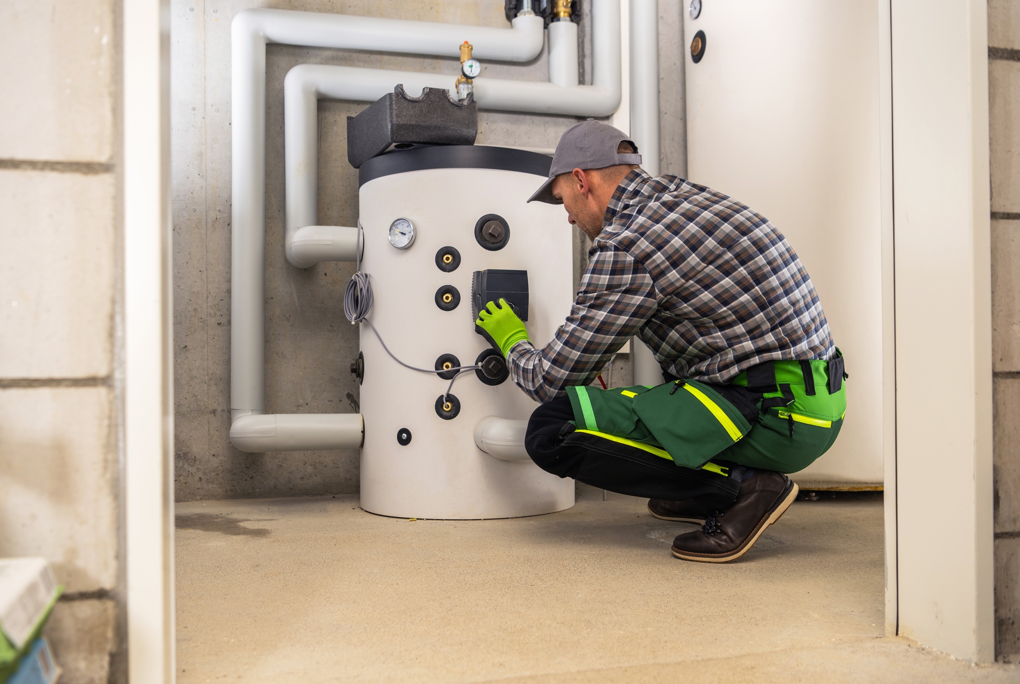 http://HVAC%20Technician%20Finishing%20Installation%20of%20Gas%20Heating%20Boiler